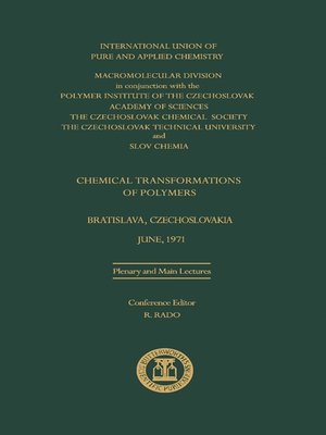 cover image of Chemical Transformations of Polymers